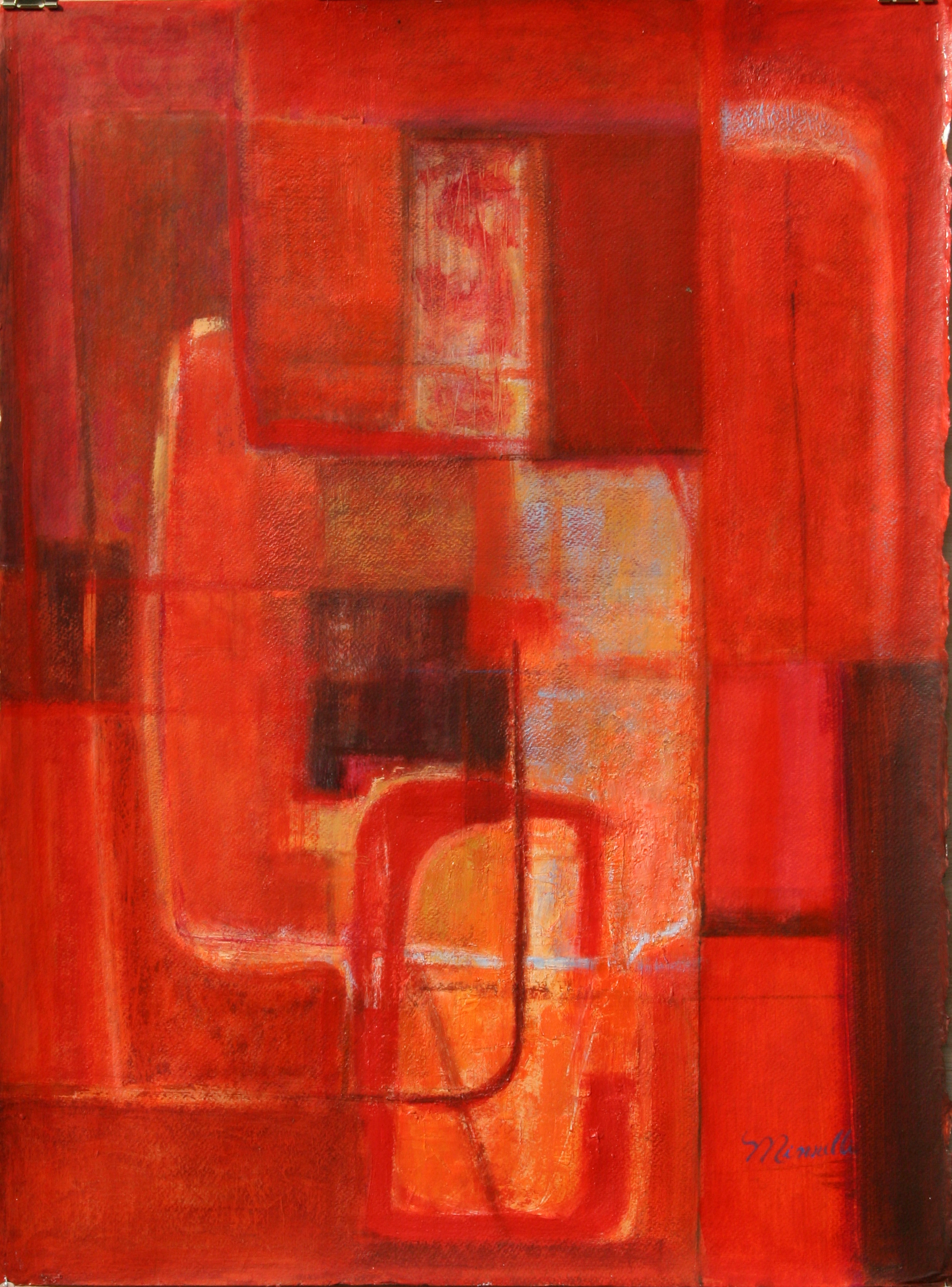 Ecos de Ventana con Cinta Roja - Image 1